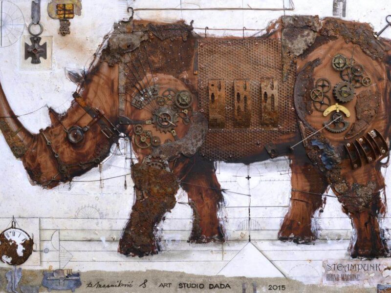 Steampunk Rhino mašina