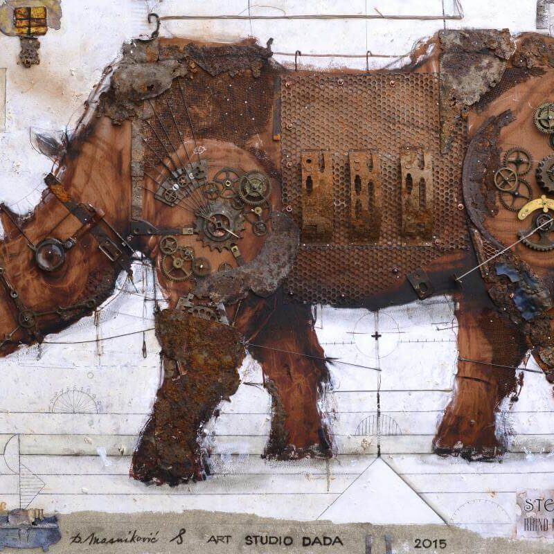 Steampunk Rhino mašina