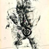 Meta, crtež, tuš na papiru, 1967. 100×70 cm