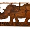 Rhinoceros_, metal, 115×196 cm, 2014.