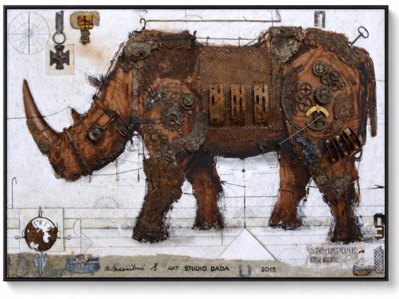 Steampunk Rhino mašina