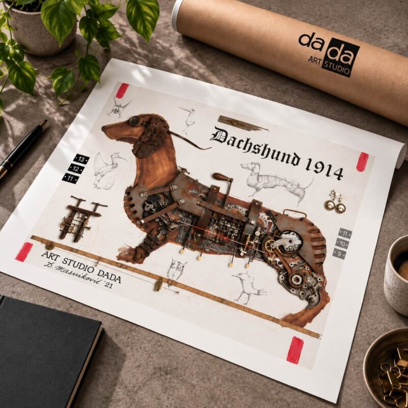 Dachshund 1914 (print u tubi)